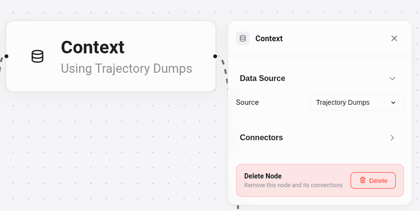 Context node configuration