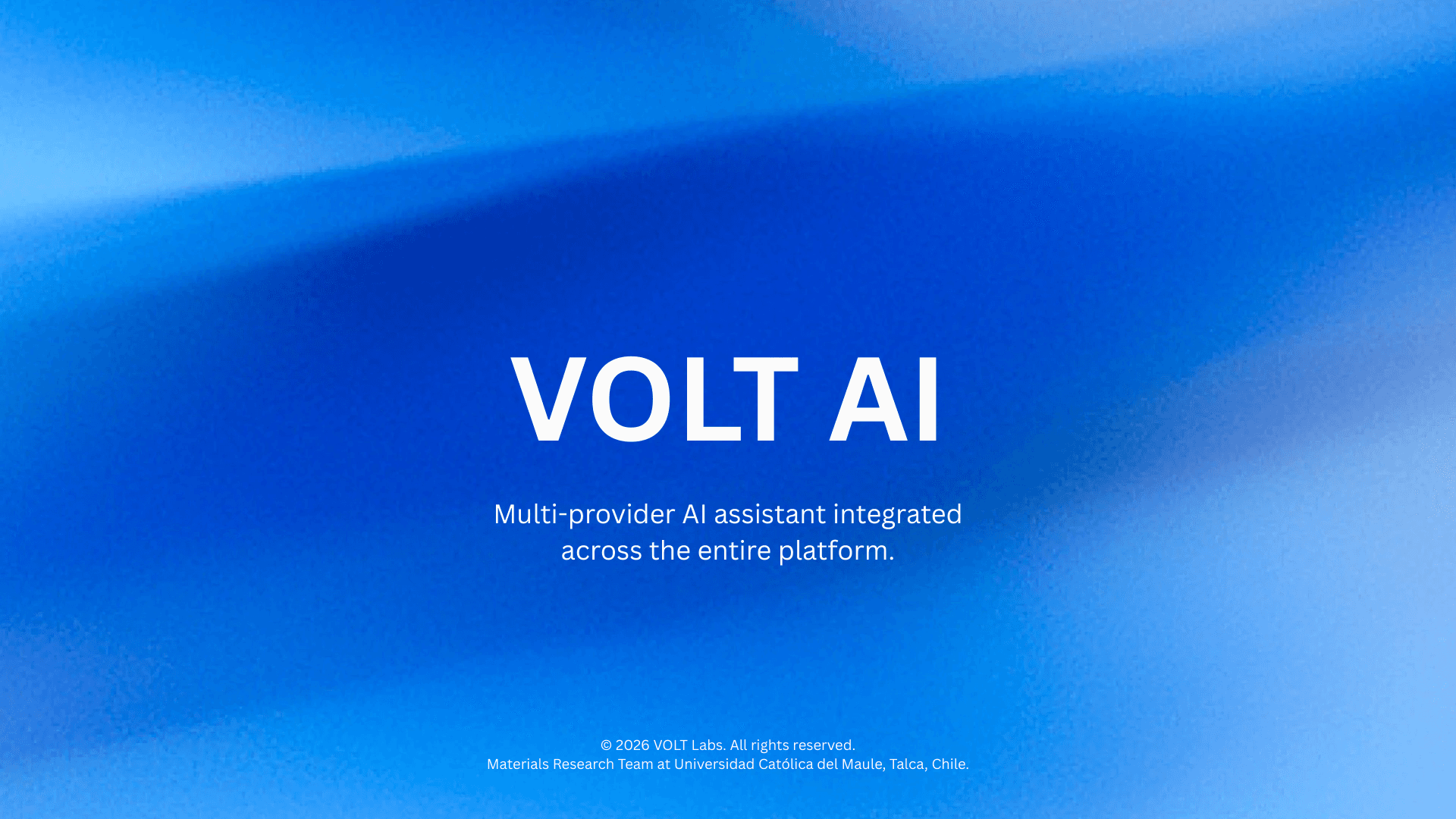 Volt AI Overview