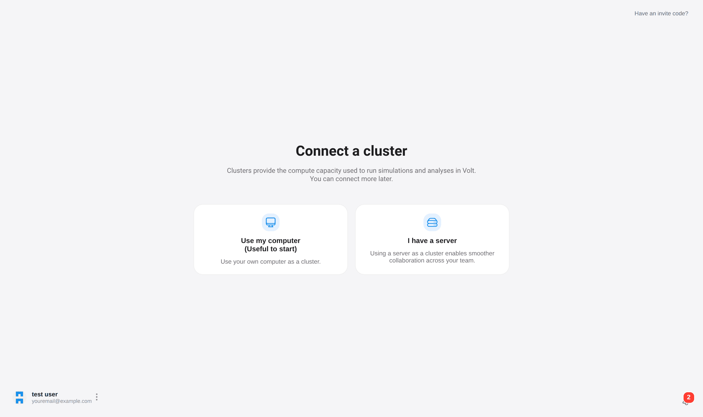 Connect a cluster